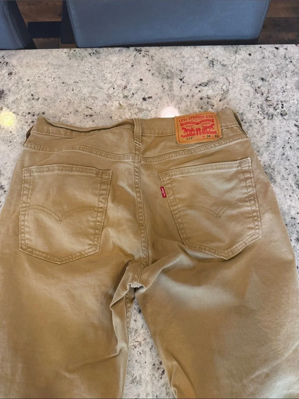 Levi's Men's Straight Leg Jeans Tan 30x32